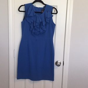 Soho apparel Ltd blue dress with ruffle detail